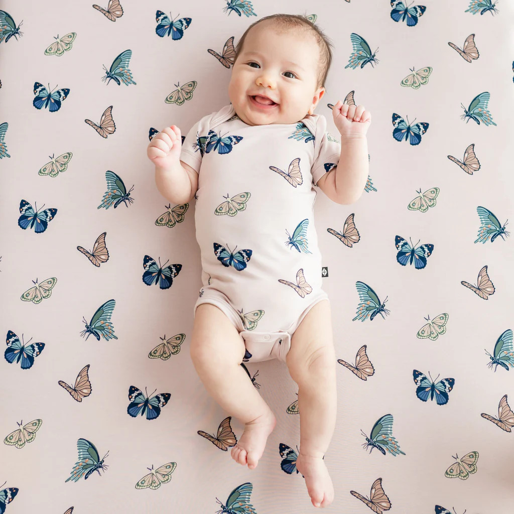 Bodysuit in Blush Butterfly | Kyte Baby
