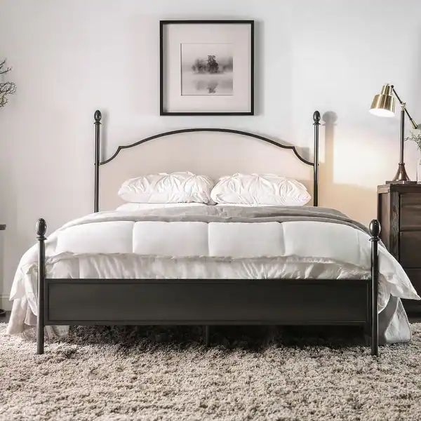 The Gray Barn Epona Contemporary Arched Four Poster Bed | Bed Bath & Beyond