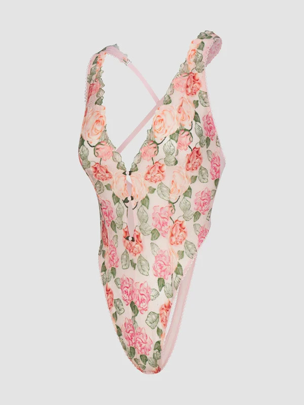Les Roses Lace Teddy | Savage x Fenty - North America