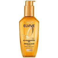 L'Oreal Paris Elvive Extraordinary Oil Serum: Nourishes, 6X Shine, Heat Protect, All Hair, 100ml | Boots.com