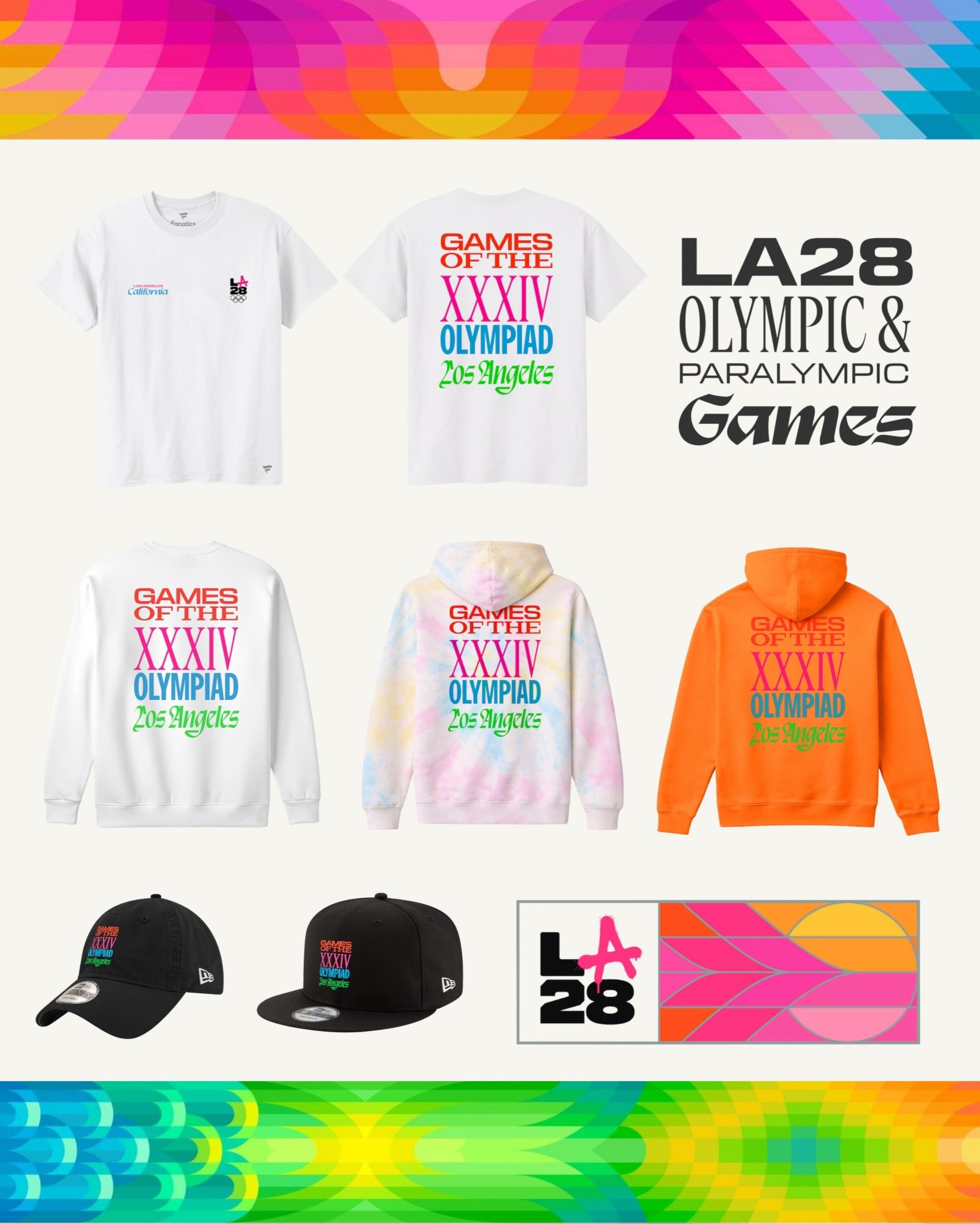 NEW: “THE LOOK AND FEEL OF THE GAMES” LA28 Superbloom Collection   #LA28 #Olympics 
