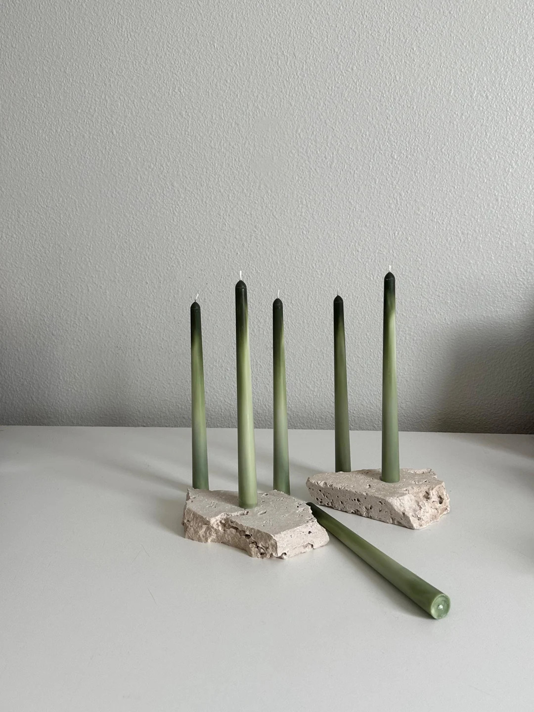 Autumn Ombre Taper Candles, Set of 2 - Ideal for Celebrations & Fall Home Atmosphere, Crafted for... | Etsy (US)