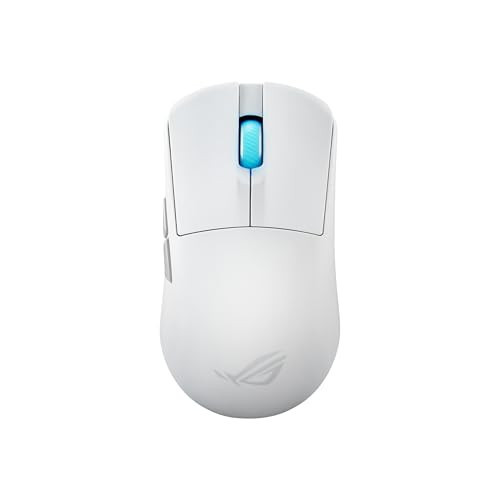 ASUS ROG Harpe Ace Mini Wireless Gaming Mouse, 49g Lightweight, AimPoint Pro 42K Optical Sensor, Optical Micro Switches, ROG Polling Rate Booster, Esports & FPS Gaming, Small, Medium, White | Amazon (US)