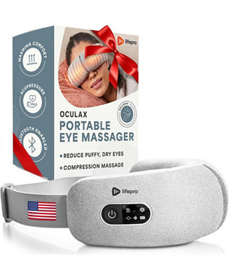 Eye Massager with Heat & Vibration - 4 Soothing Modes, Rechargeable, Bluetooth Music | Macy's