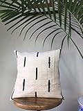 Dash Line African Mudcloth Pillow Cover | Amazon (US)