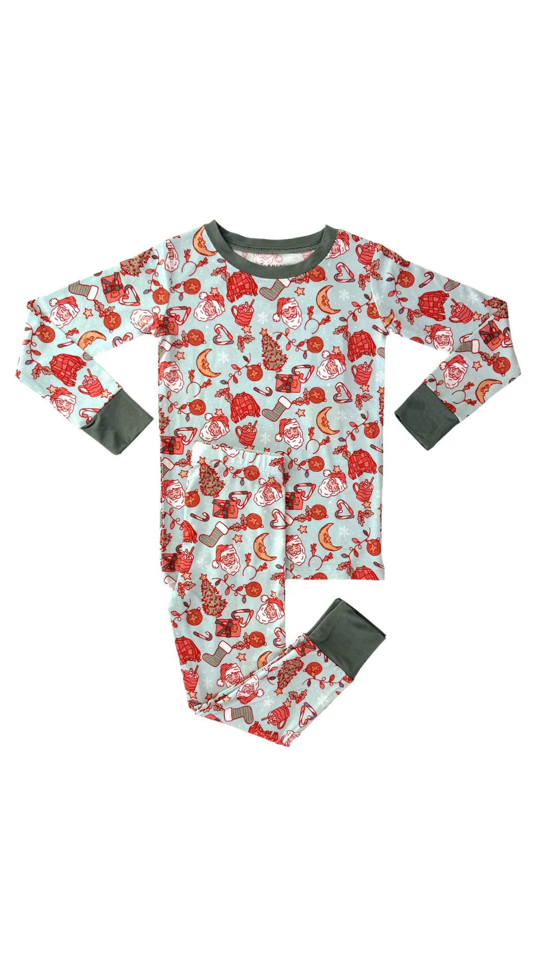 Blue Christmas Doodle Dreams Two Piece Set IMJ x Bre Sheppard | In My Jammers