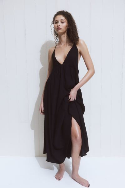 Vestido playero con tiras de anudar | H&M (FR, IT, ES, PT, BE)