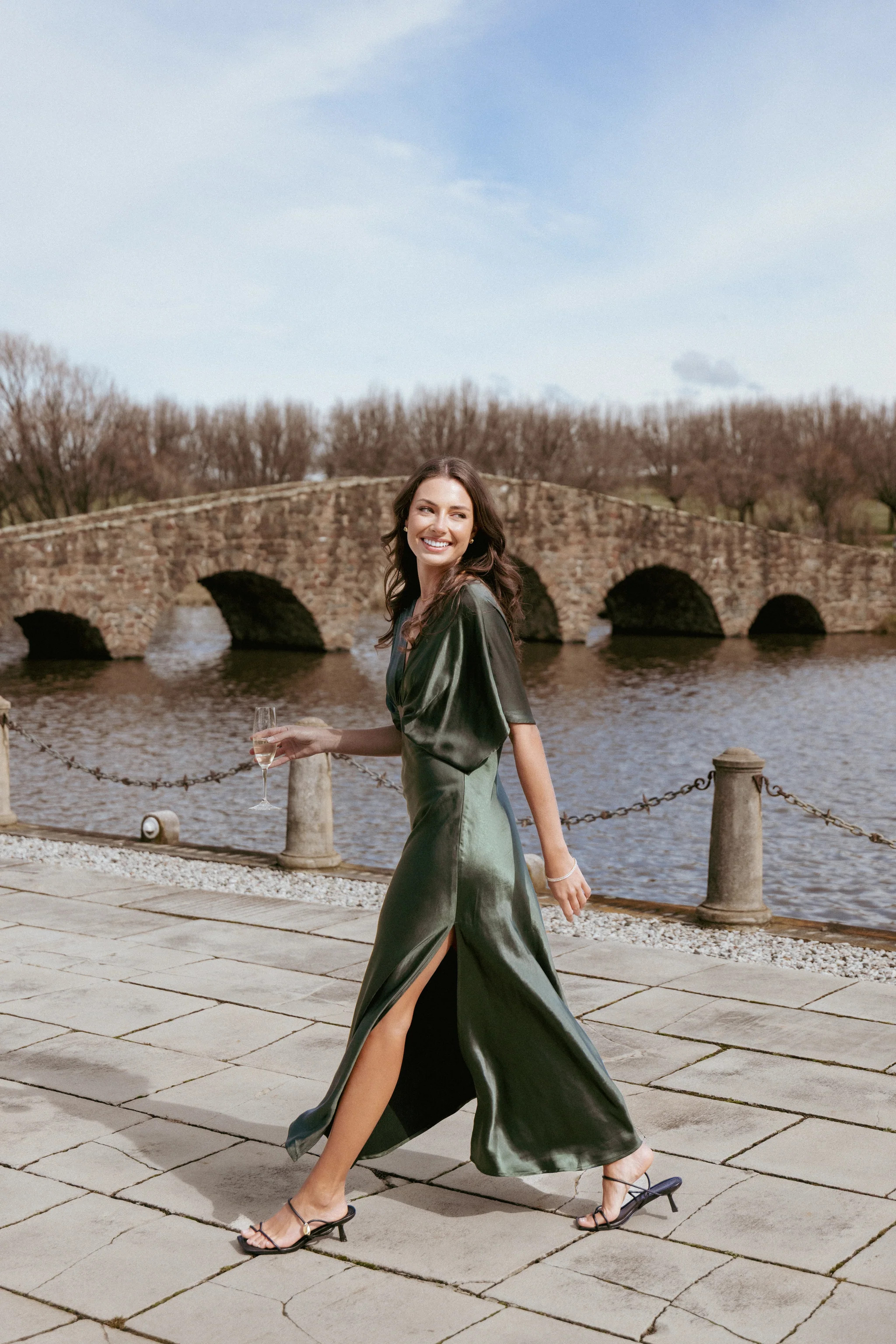 Ricki Maxi Dress - Olive Green | Petal & Pup (US)