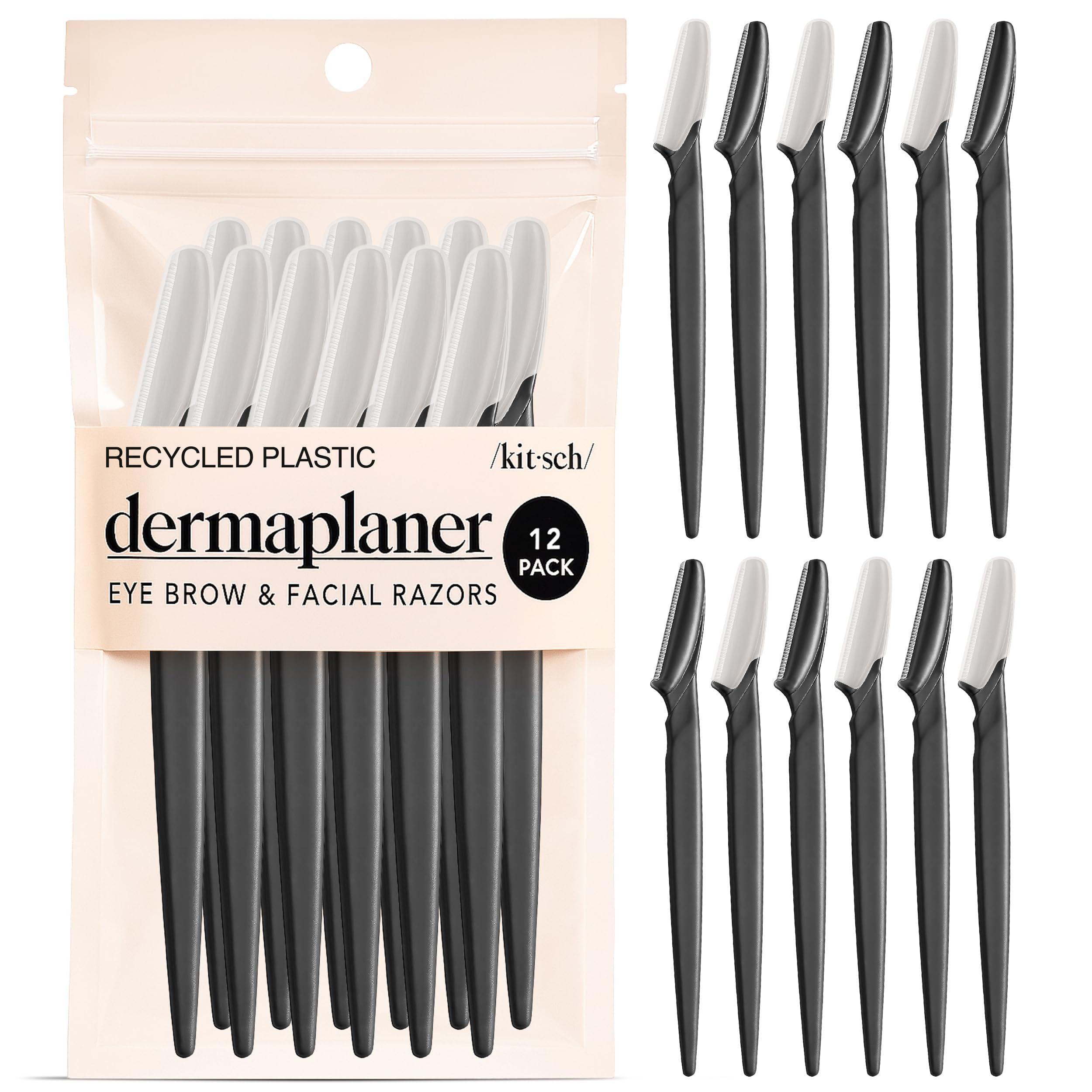 Kitsch Dermaplane Razor for Women Face – Face Razors for Women & Men, Eye Brow Razors & Face Sh... | Amazon (US)