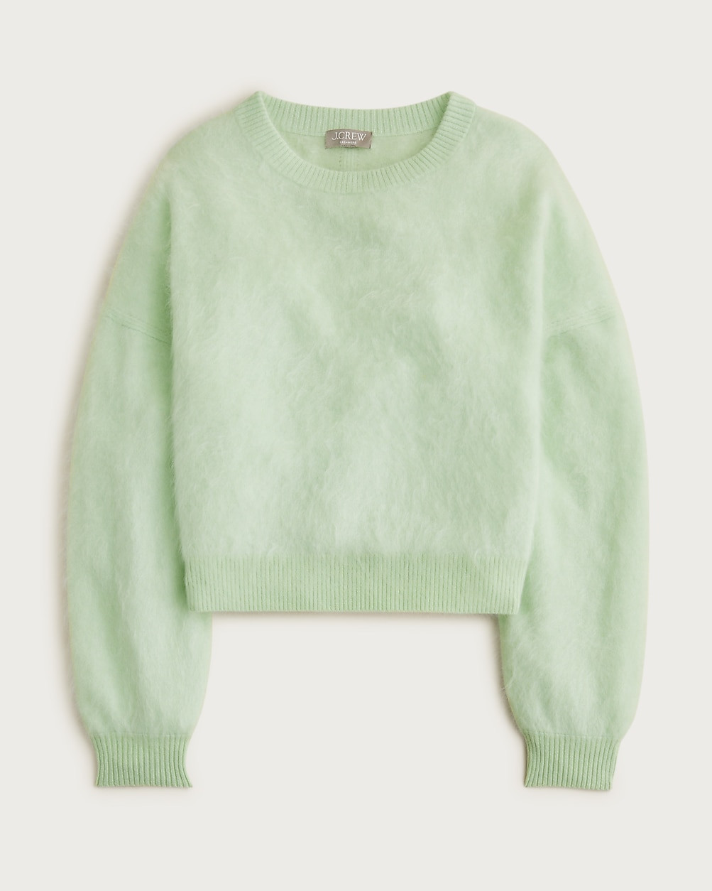 Brushed cashmere blouson-sleeve sweater | J. Crew US
