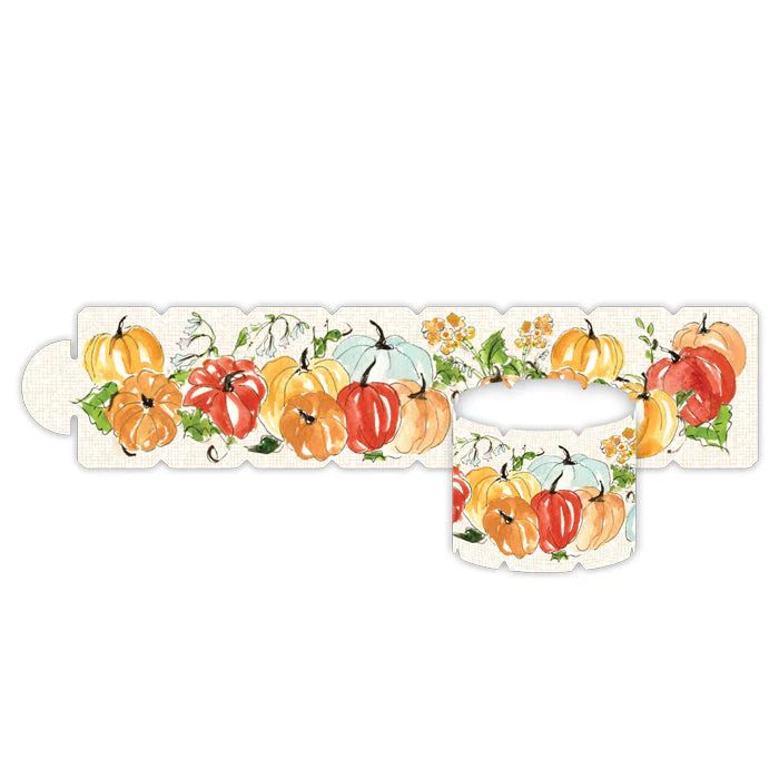Handpainted Pumpkins Napkin Ring | Rosanne Beck Collections