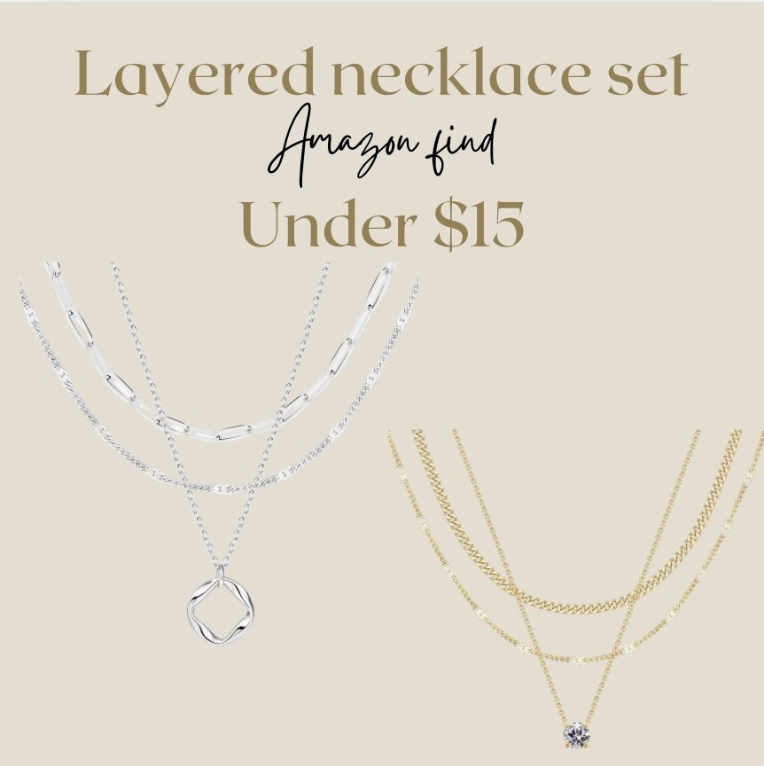 Layered necklaces under $15! 

#LTKFindsUnder50 #LTKmomlife #LTKSaleAlert