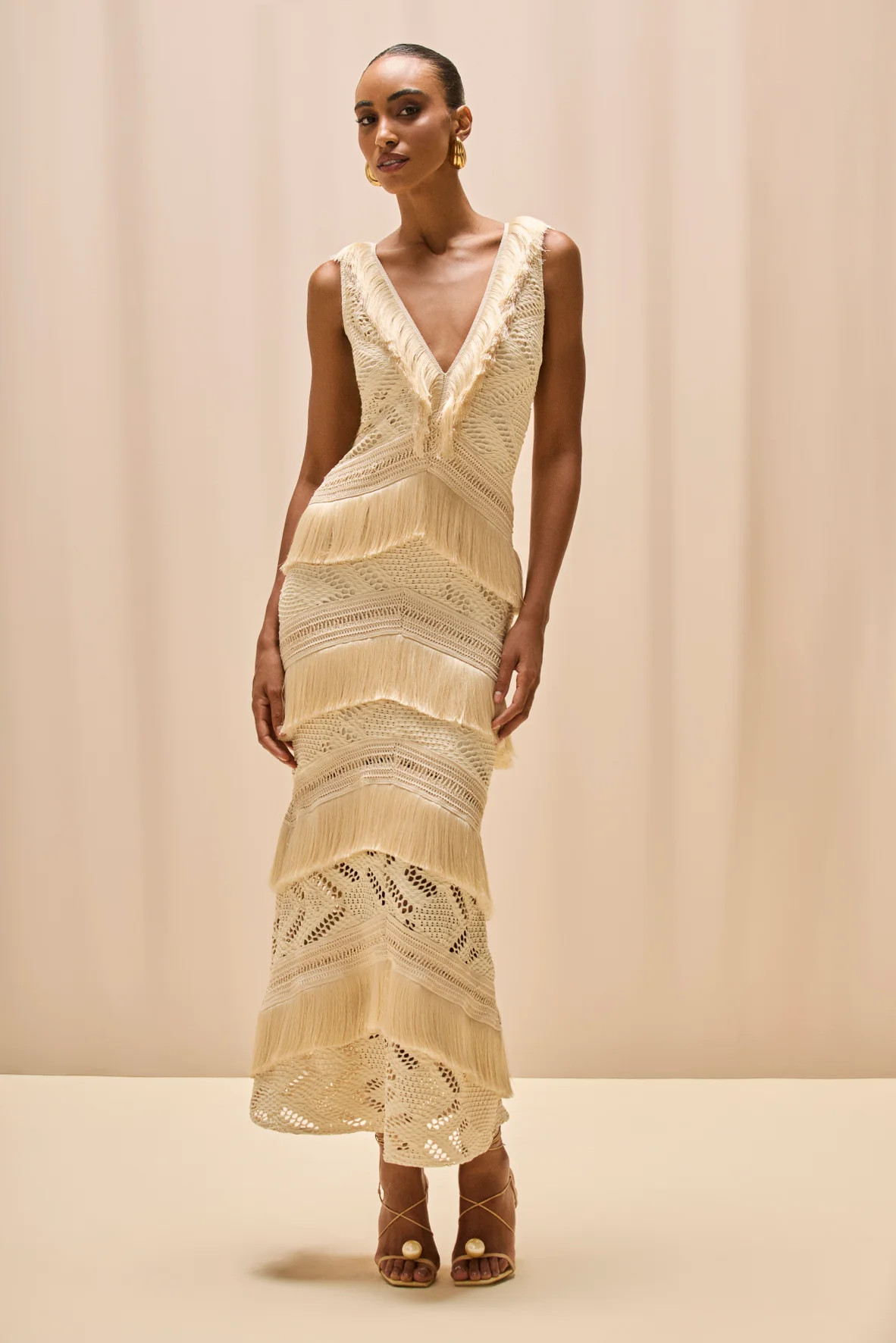 LYRA MESH MAXI DRESS | PatBO