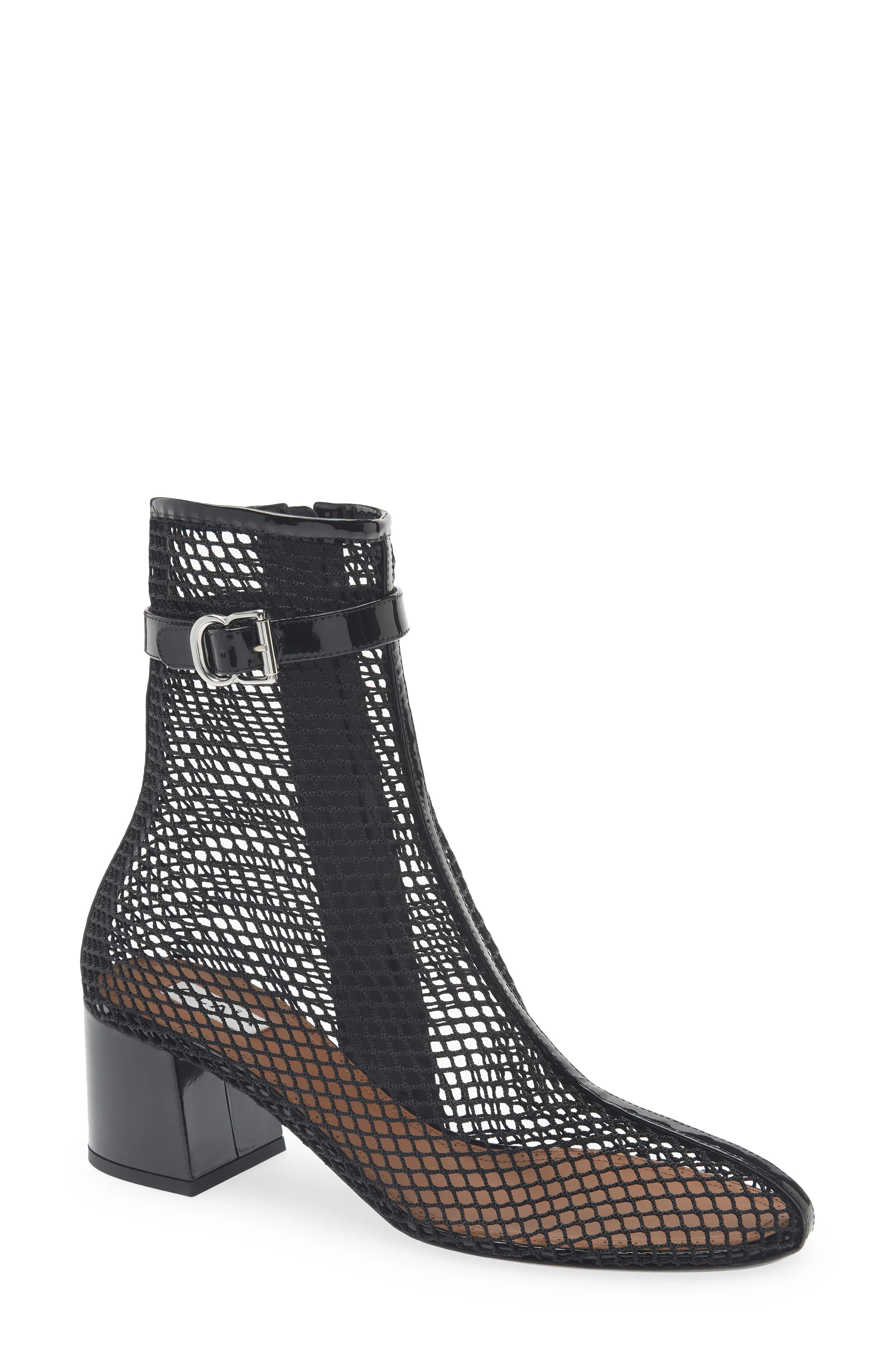 Ala\u00efa Fishnet Bootie (Women) | Nordstrom | Nordstrom