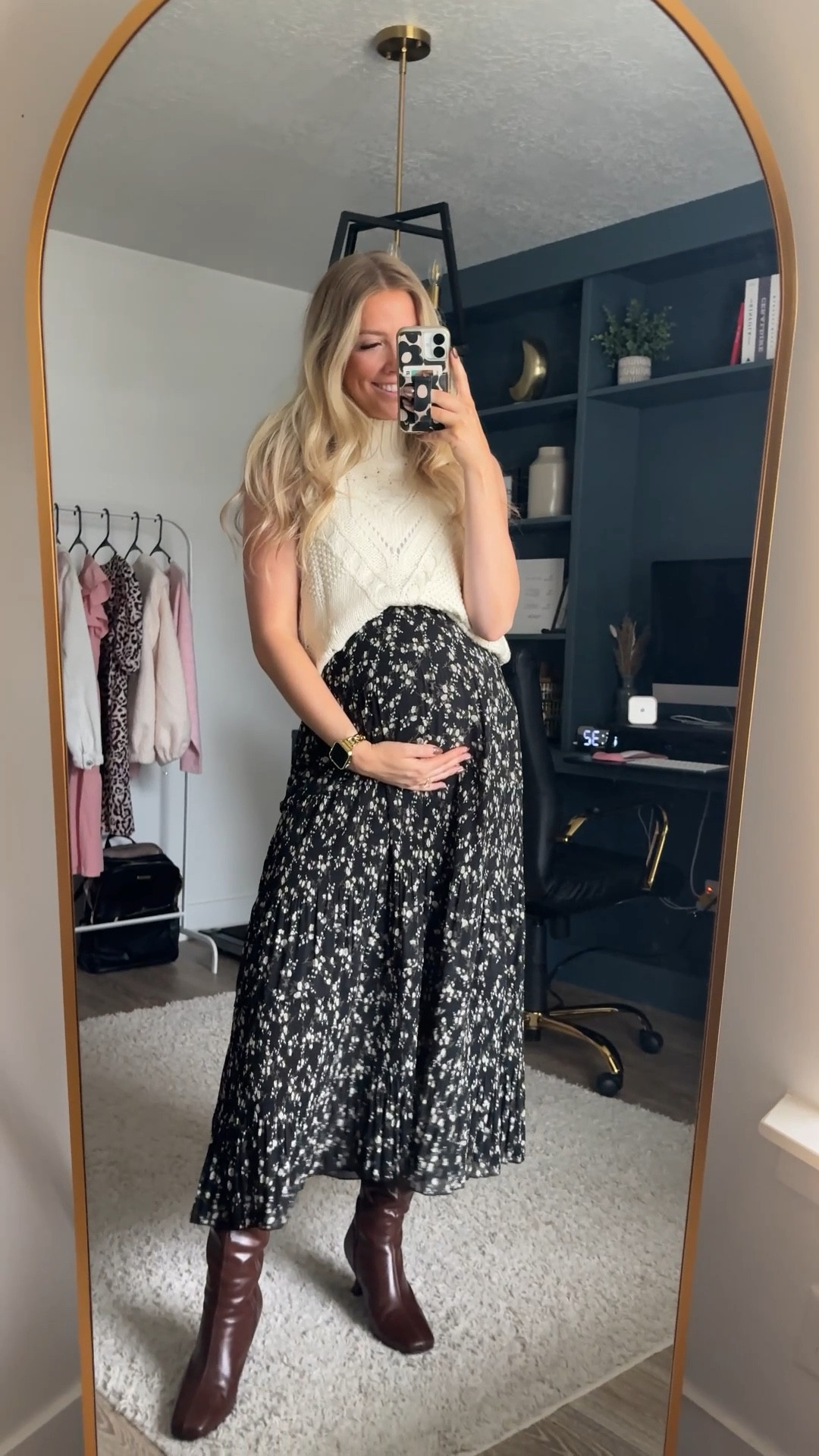 fall bump friendly outfit! could work as a teacher outfit!

skirt: wearing M
turtleneck sweater top: wearing N
boots: size up half

| fall outfit | pregnant | bump friendly | amazon fashion 

#LTKBump #LTKFindsUnder100 #LTKWorkwear