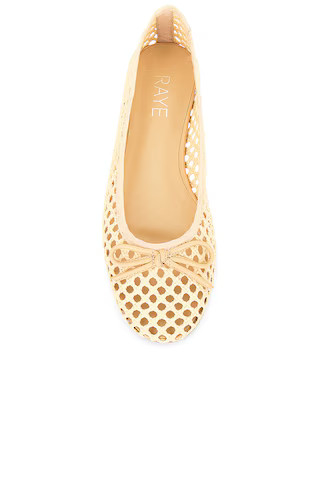 RAYE Natasha Flat in Natural from Revolve.com | Revolve Clothing (Global)