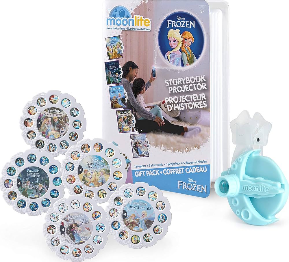 Moonlite Mini Projector with 5 Frozen Princess Stories - A New Way To Read Stories Together - 5 D... | Amazon (US)