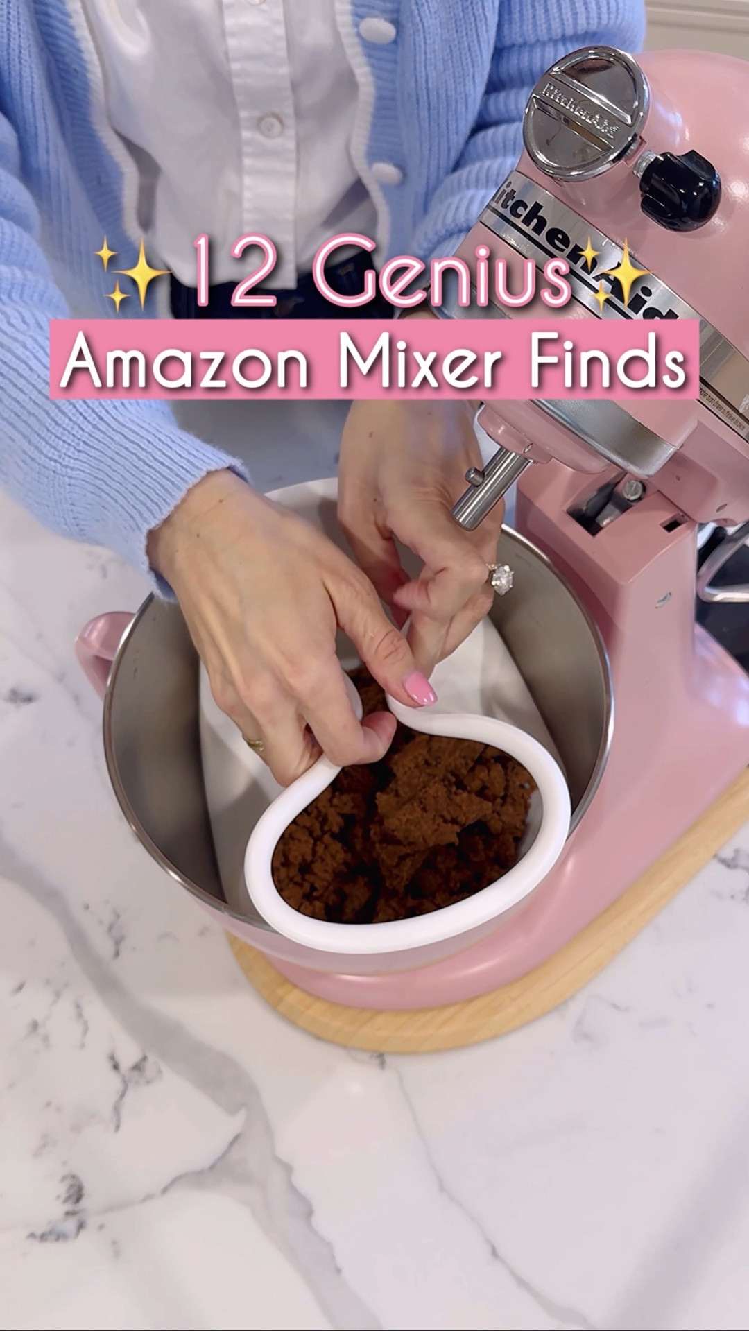 12 genius Amazon mixer finds that make baking easier, cleaner, and way more fun. Linked everything: no‑mess ingredient attachment, splatter‑proof cover, bamboo sliding board, dough‑scraping spatulas, dough‑saving hook attachment, whisk cleaner, bowl liners for multiple batches or allergies, and storage solutions for all your attachments.#LTKKitchen #AmazonFinds #BakingEssentials #MixerHacks #LTKMustHaves

#LTKHome #LTKfoodie #LTKHome #LTKmomlife