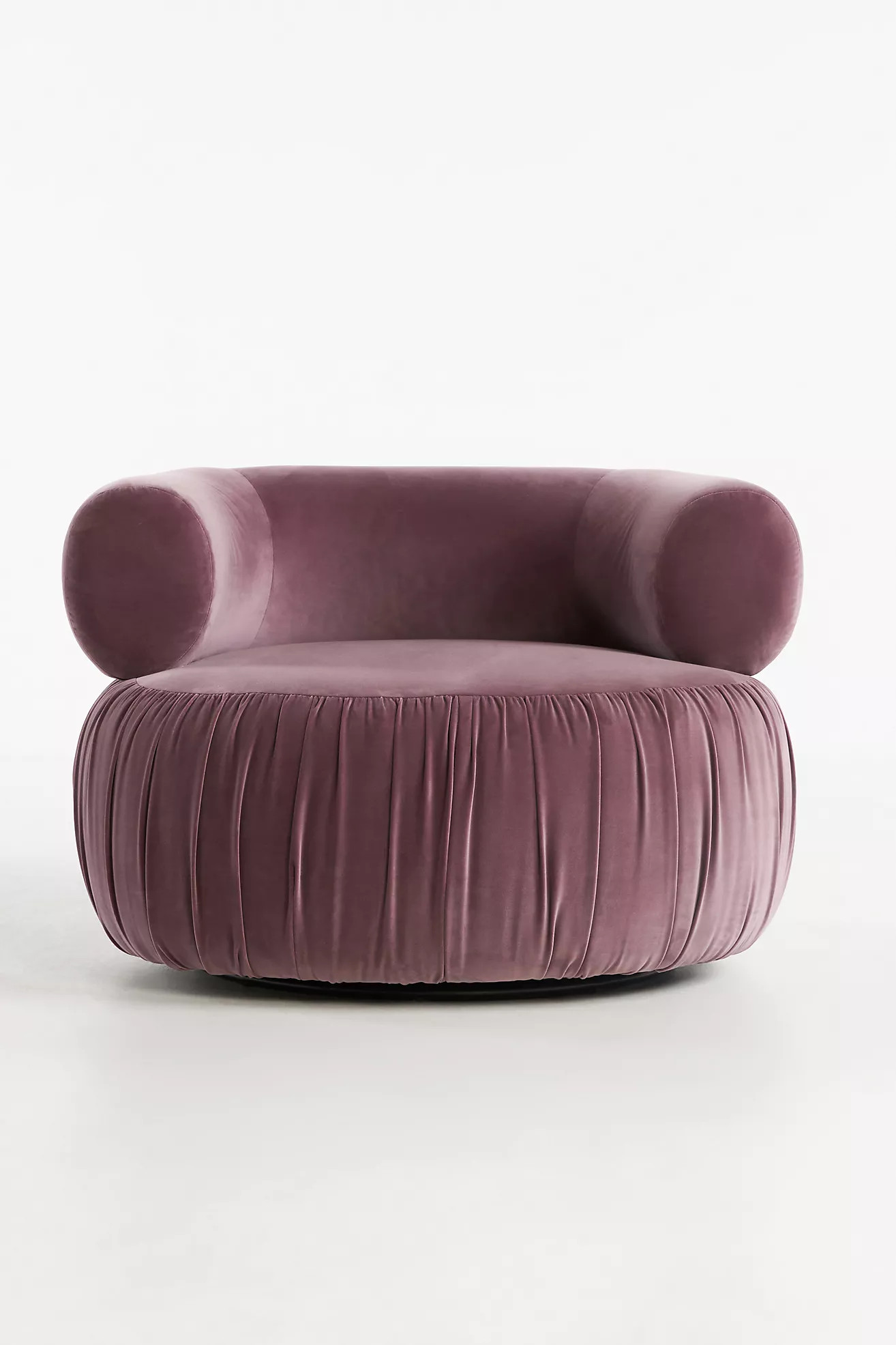 Martinique Velvet Swivel Chair | Anthropologie (US)