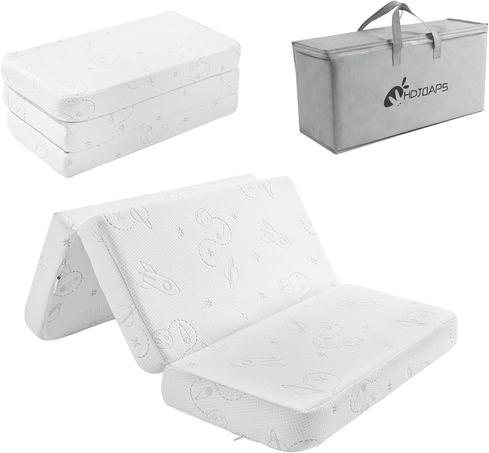 Trifold Pack and Play Mattress 38''x26''x1.5'', Portable Baby Mattress for Pack N Play with Washa... | Amazon (CA)