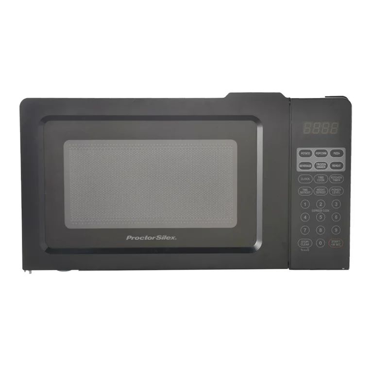 Proctor Silex 0.7 Cu ft Black Digital Microwave Oven | Walmart (US)