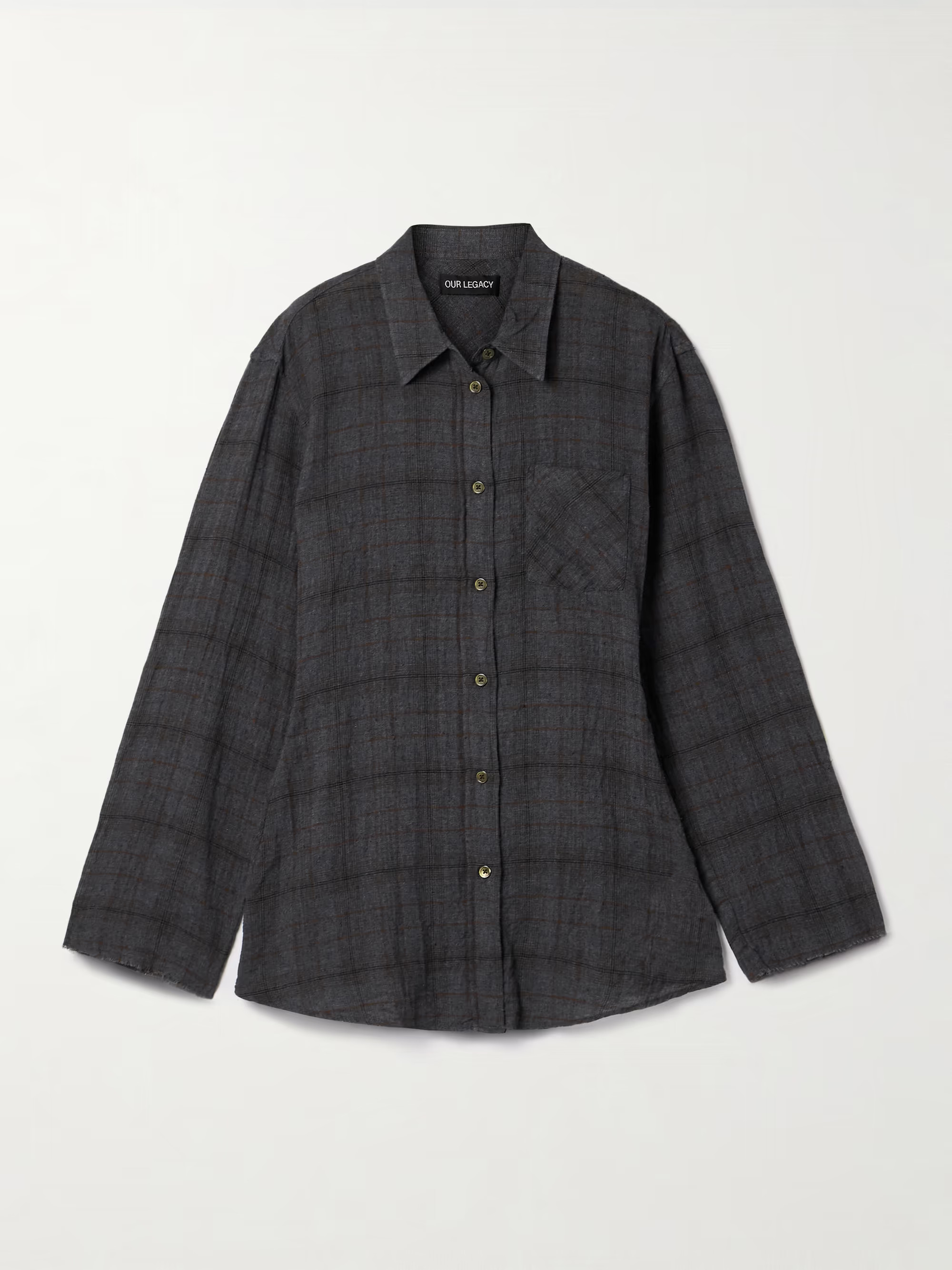 Daisy checked cotton-blend gauze shirt | NET-A-PORTER (UK & EU)