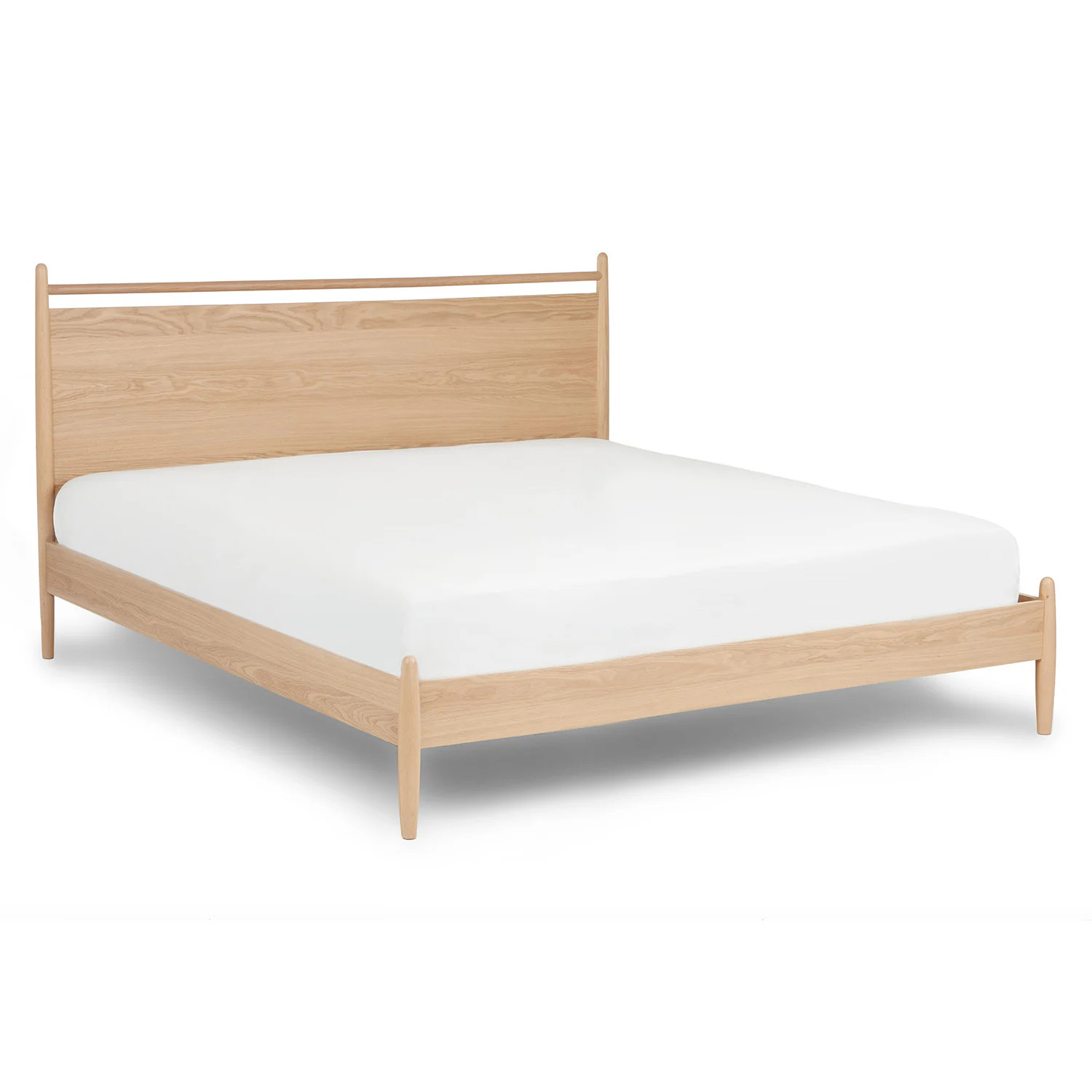 Lenia King Panel Bed - White Oak | Article