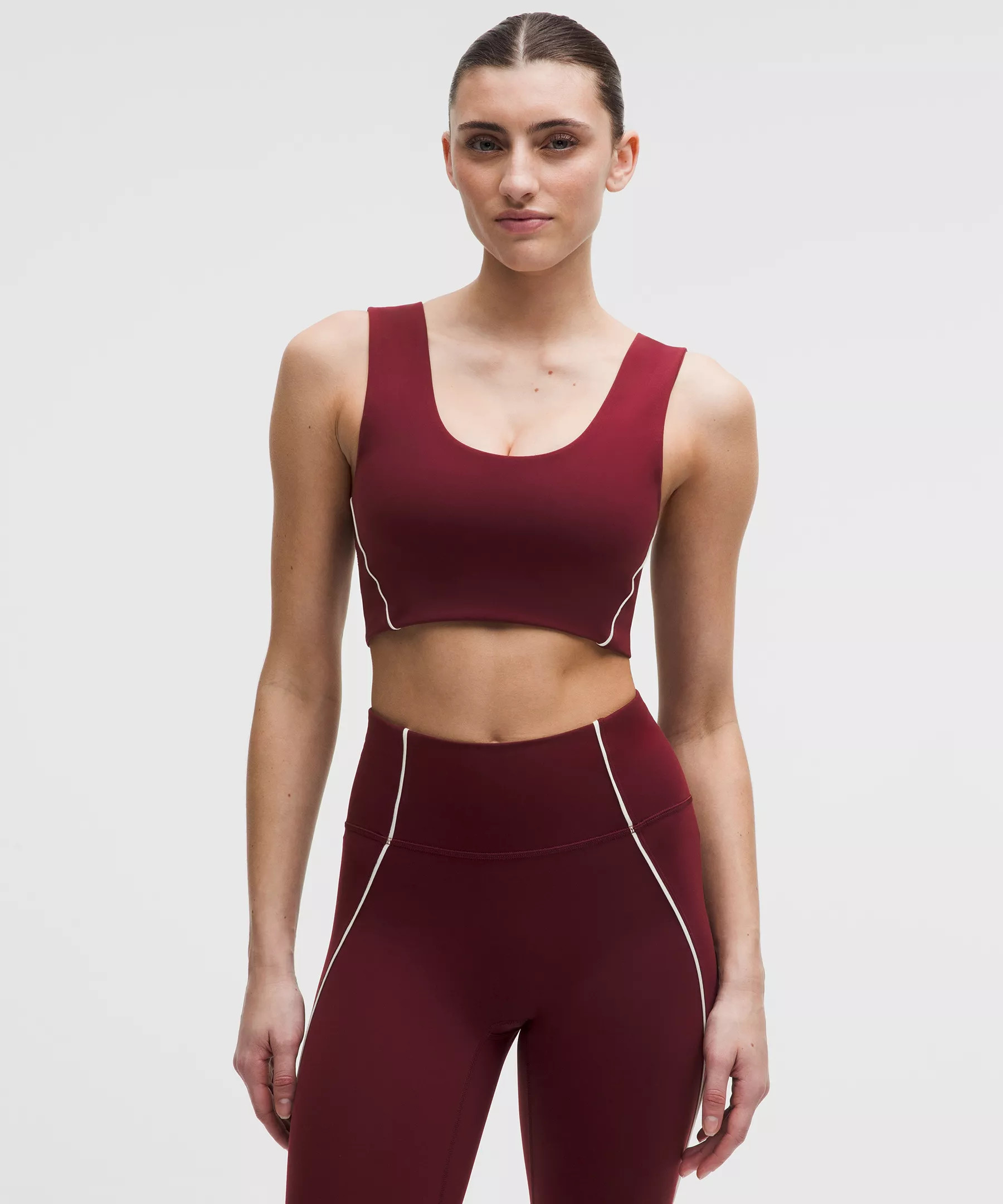 Wunder Train Piped Sports Bra | Lululemon (US)