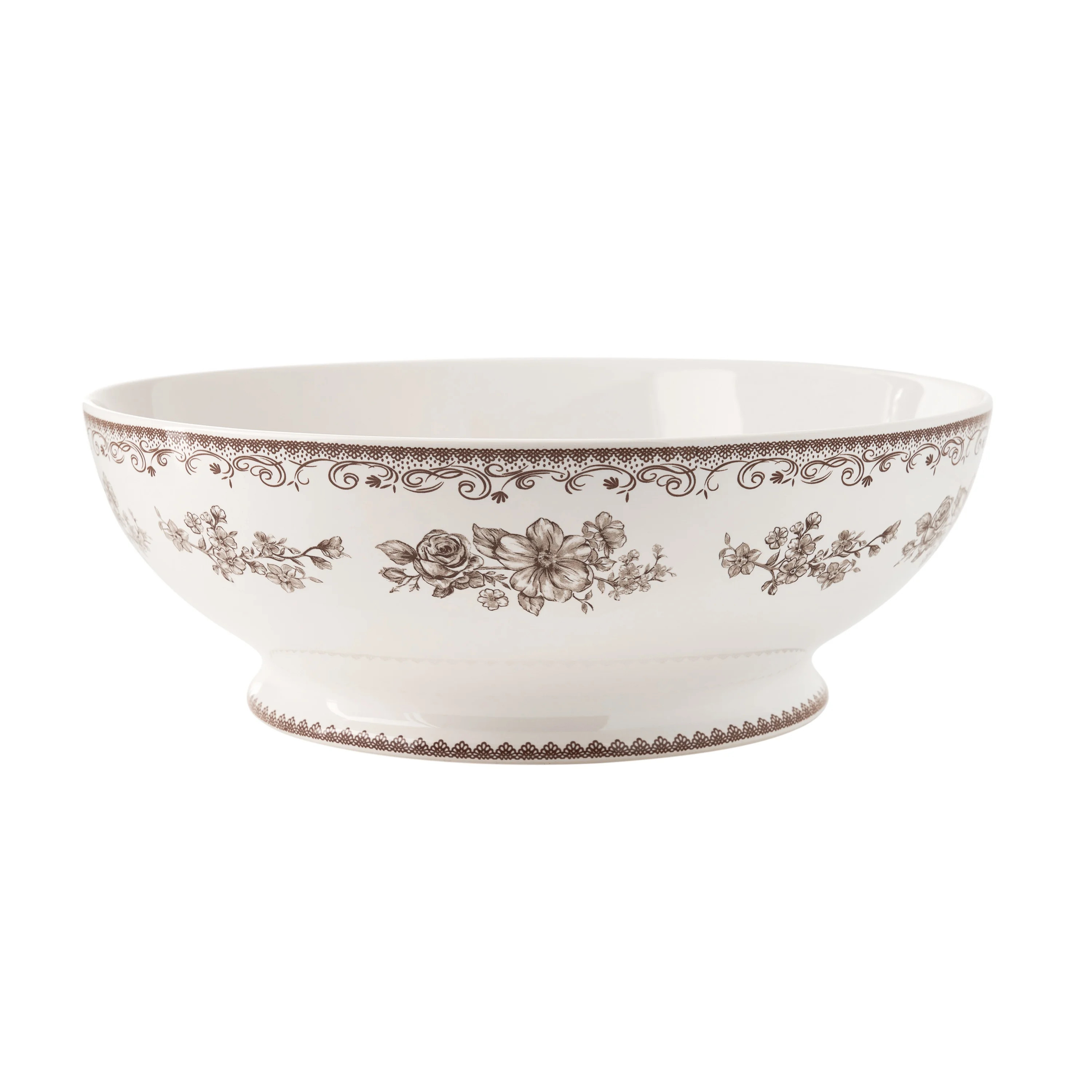 The Pioneer Woman Agatha Stoneware 11-inch Serving Bowl, Brown | Walmart (US)