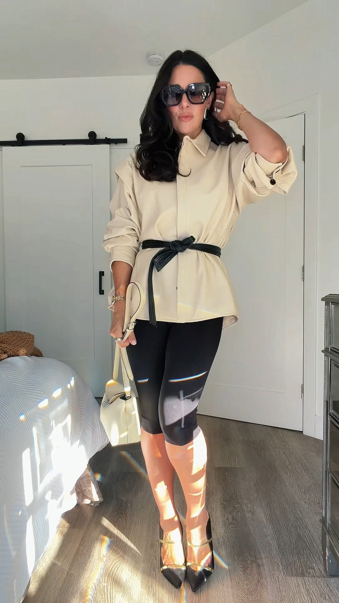 Casual, polished, and effortlessly chic 🤍✨ This is the kind of everyday outfit that makes getting dressed feel easy—oversized shirt, leggings, and a statement belt to pull it all together.

SHOP the look & find all the details on my LTK. ✨

#LTKOver40 #LTKootd #LTKdayinmylife #EverydayStyle #Over40Style #CasualChic

#LTKootd #LTKOver40 #LTKdayinmylife