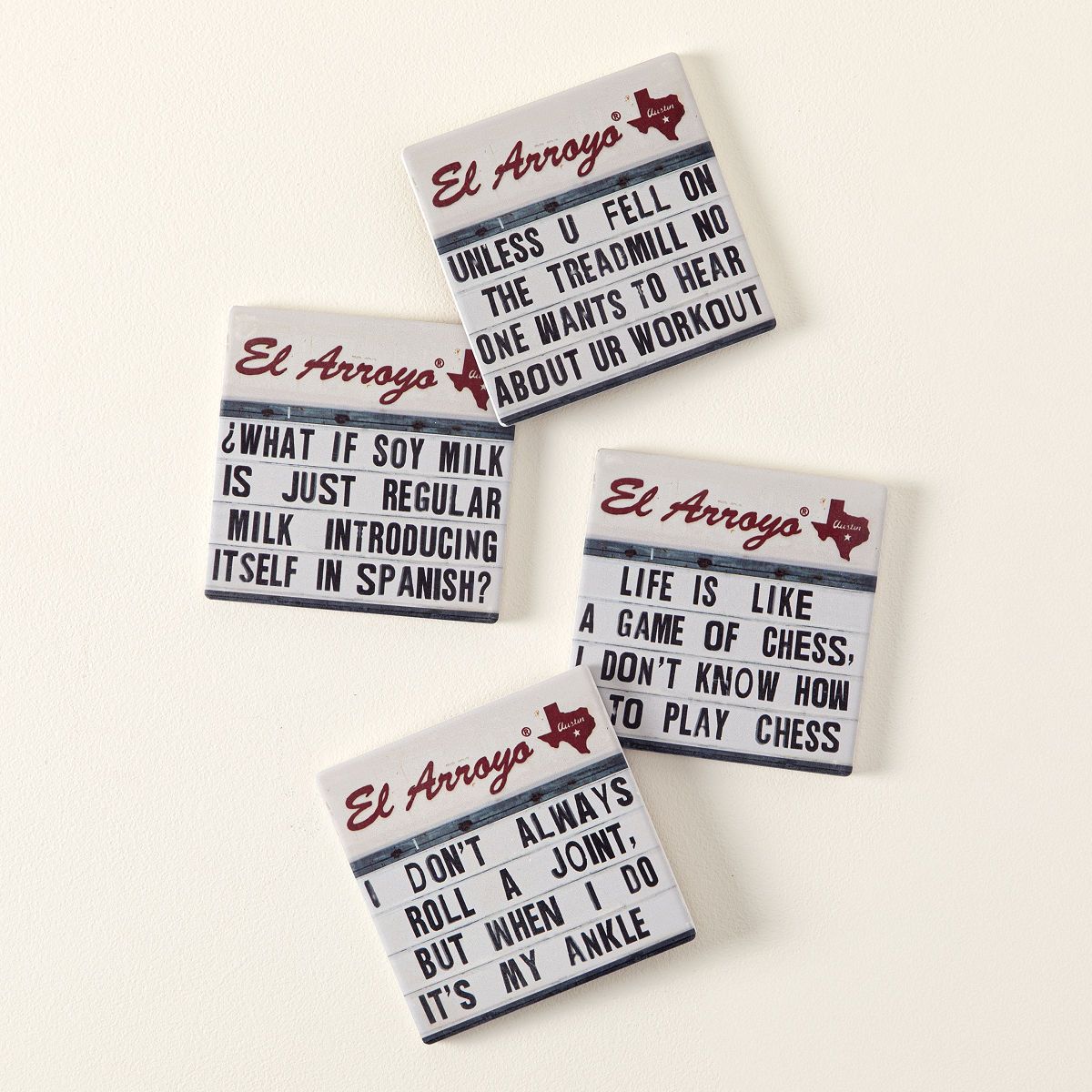 Bar Sign Humor Coasters | UncommonGoods