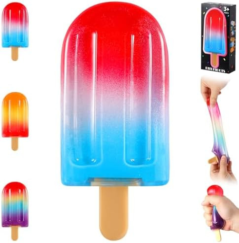 Popsicle Squishy Sugar Ice Cream Squishies Squeeze Toys | slow rising texture,leakproof structure... | Amazon (US)