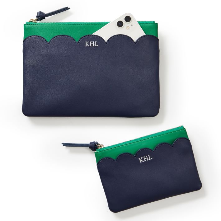 Scalloped Pocket Pouch | Mark and Graham