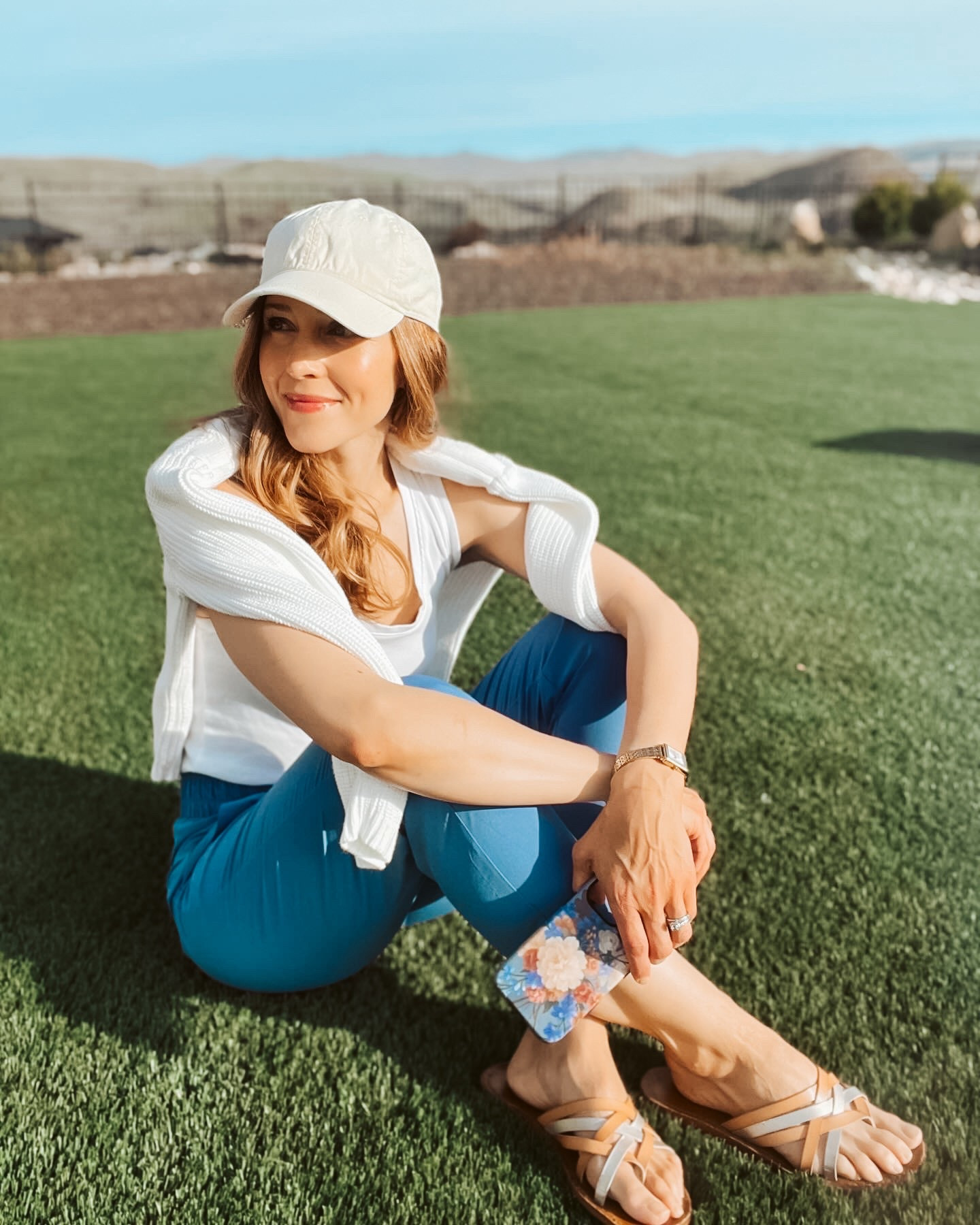 These joggers? UNDER $30 and the most comfortable thing I’ve slipped on all summer. I love this look for three big reasons:
	1.	Effortless polish – The white layering and clean neutral accents make it feel put-together without trying too hard.
	2.	All-day comfort – The joggers are breathable, soft, and stretchy enough for school drop-off, errands, and even an impromptu park date.
	3.	Grab-and-go friendly – A ball cap and sandals make it so easy to get out the door fast and still feel cute.

Linked everything on LTK for you 💫
And if you’ve been eyeing this floral phone cover — it’s one of my favorites and available exclusively at www.petalumecovers.com 🌸📱

#momstyle #easyoutfit #ltkunder50 #slowstyle #modestfashion #petalumecovers #stayathomemomstyle #capsulewardrobe #whatiwore #minimalmom #athleisurelook #faithandfashion #comfortandstyle #summerstyle #ltkcasual #ltkstyle #ltkfinds #momhacks #affordablefashion #ontherunstyle #classiceveryday #capsulestyle

#LTKStyleTip #LTKOver40 #LTKActive