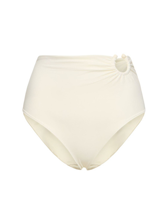 Ecru Taita high waist bikini bottoms | Luisaviaroma