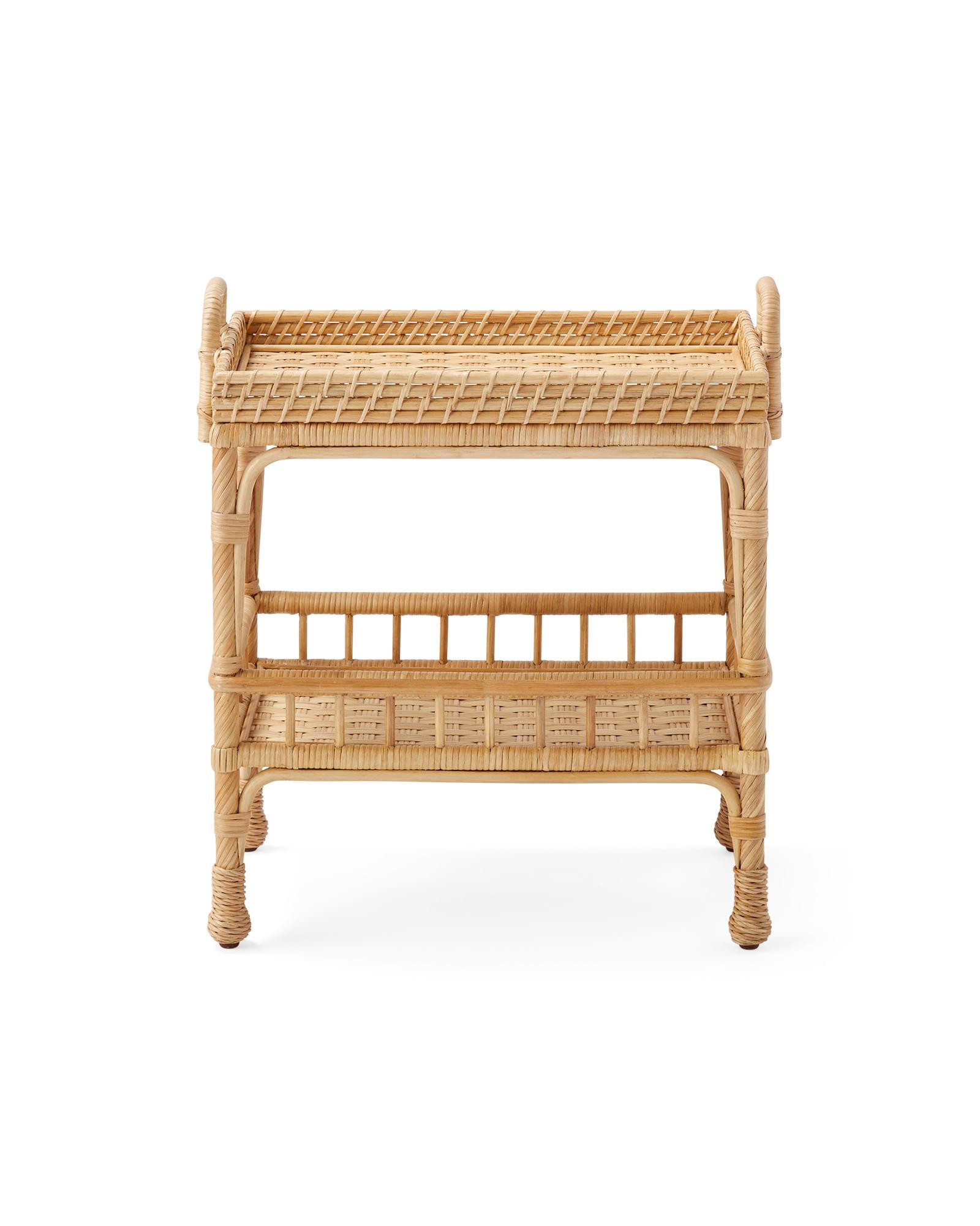 South Seas Rattan Side Table | Serena and Lily
