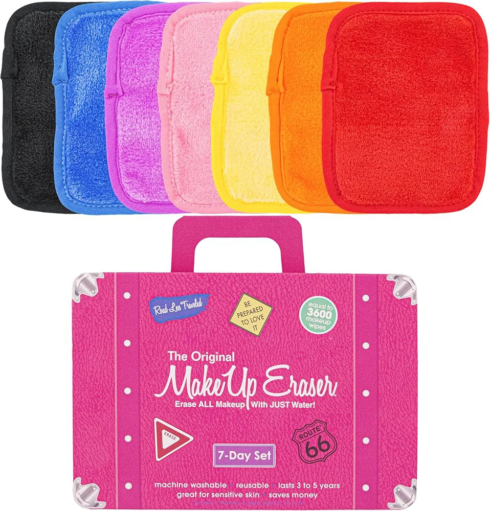 MakeUp Eraser, 7-Day Set, Erase All Makeup With Just Water, Including Waterproof Mascara, Eyeline... | Amazon (US)