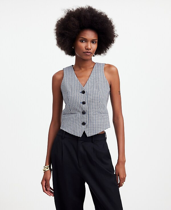 Waisted Vest in Yarn-Dye | Madewell
