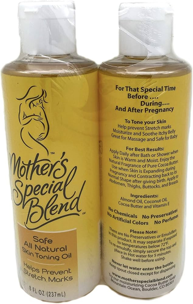 Mother's Special Blend All Natural Skin Toning Oil, 8-Ounce (2) | Amazon (US)