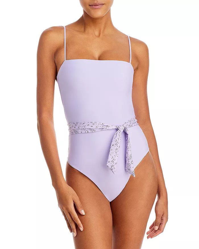 Bandana Belted One-Piece Swimsuit - 100% Exclusive | Bloomingdale's (US)