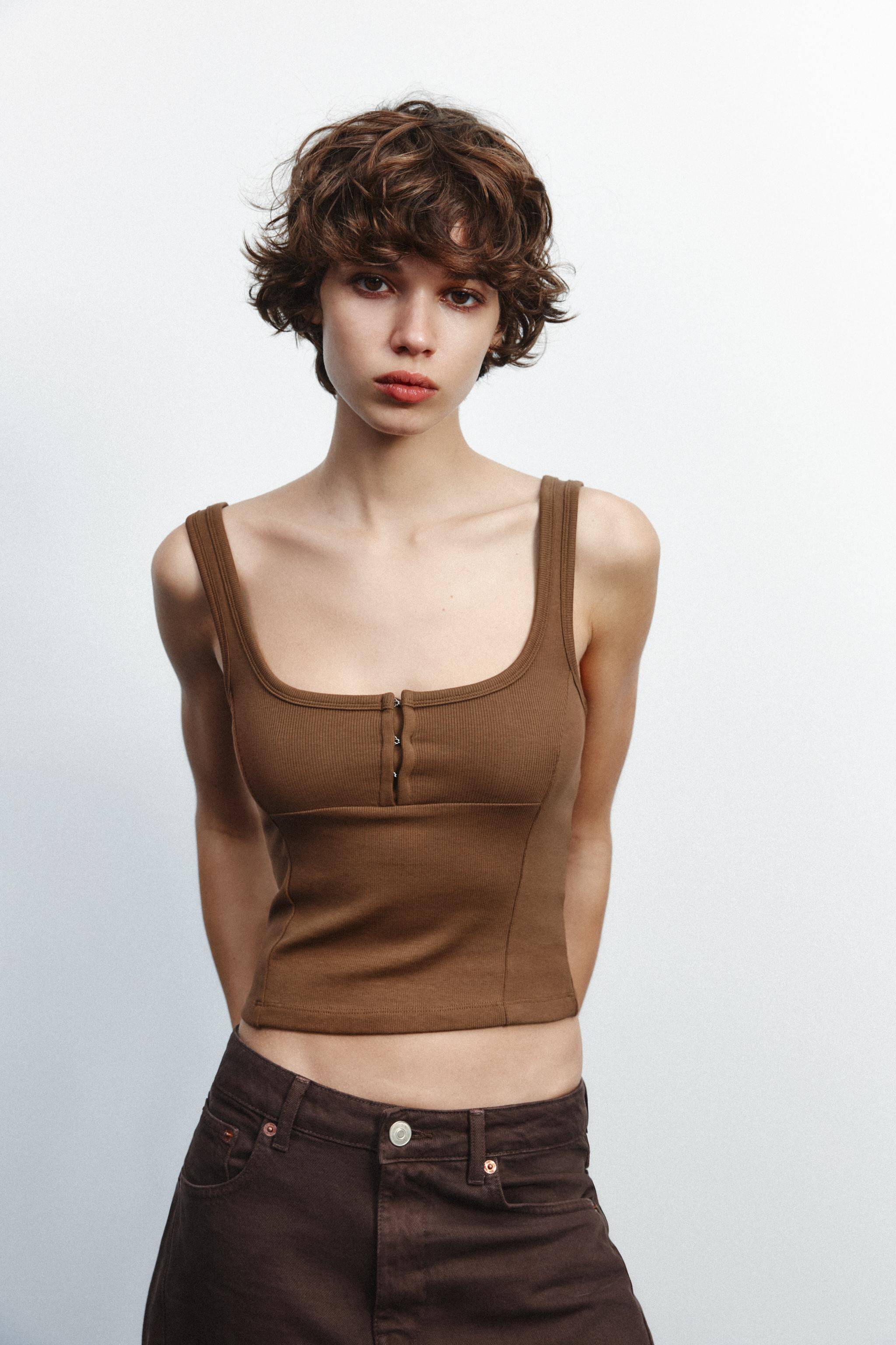 STRAPPY TOP WITH CLASPS | Zara UK