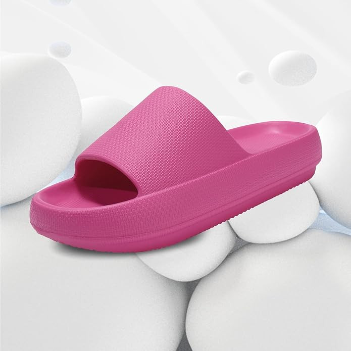 Cloud Slides for Women Pillow Sandals Extremely Soft Indoor and Outdoor Comfy Cloud Slippers Ultr... | Amazon (US)