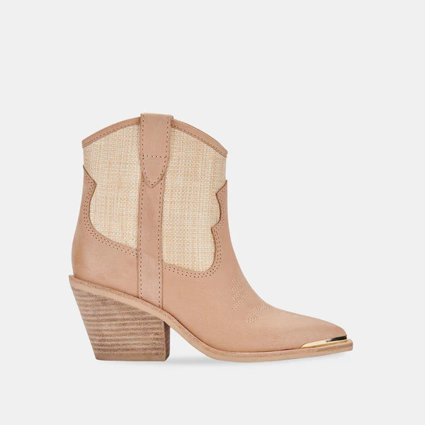 NASHE BOOTIES IN TAN NUBUCK | DolceVita.com