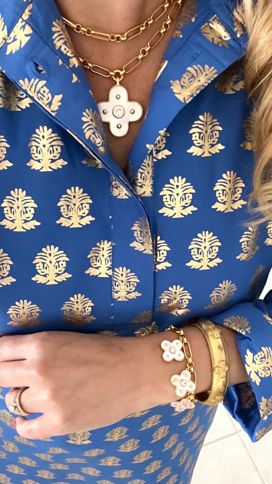 If you’re looking for amazing summer jewelry, these Julie Vos bracelets and necklace are amazing.

The quality is exquisite!

Pair the jewelry with this dress for a preppy look.

#LTKSeasonal #LTKOver40 #LTKmomlife #LTKTravel #LTKgrwm #LTKootd #LTKWorkwear #LTKSwim #LTKWedding