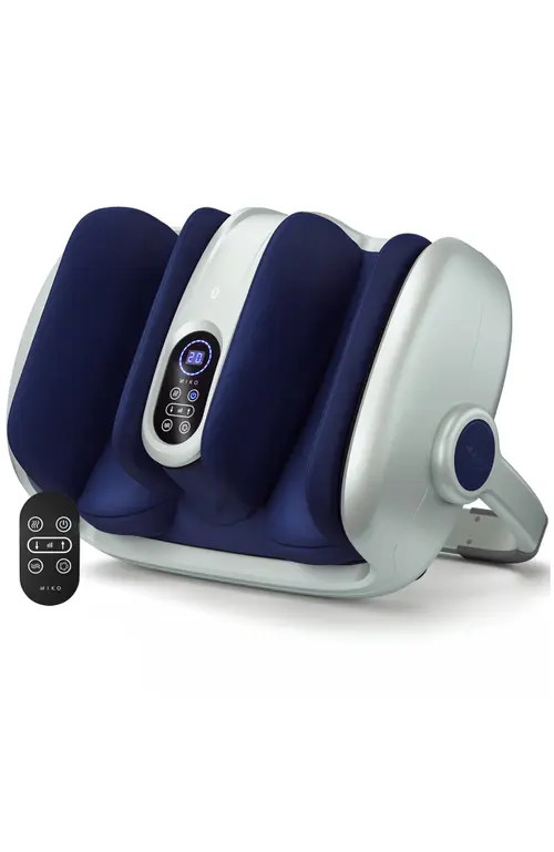 MIKO MAS II Foot, Leg & Calf Massager with Heat in Silver at Nordstrom | Nordstrom