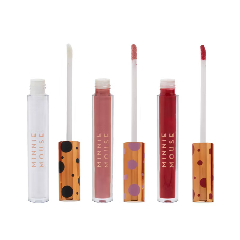 Disney’s Minnie Mouse x Makeup Revolution Lipgloss - 0.11 fl. oz/3ct | Target