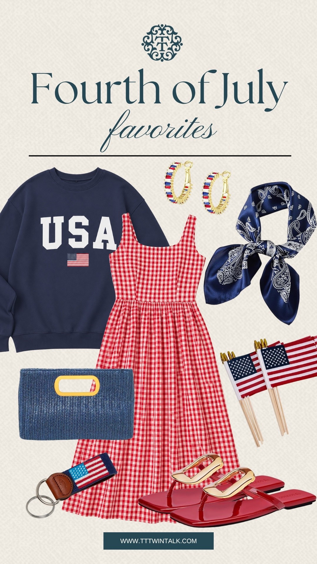 Classic red gingham, navy accents, and a few festive details make getting dressed for the Fourth so easy. These Amazon favorites are perfect for cookouts, small-town parades, or an evening watching fireworks, and so many pieces can be worn again all summer long✨

#LTKSeasonal #LTKOver40 #LTKMidsize