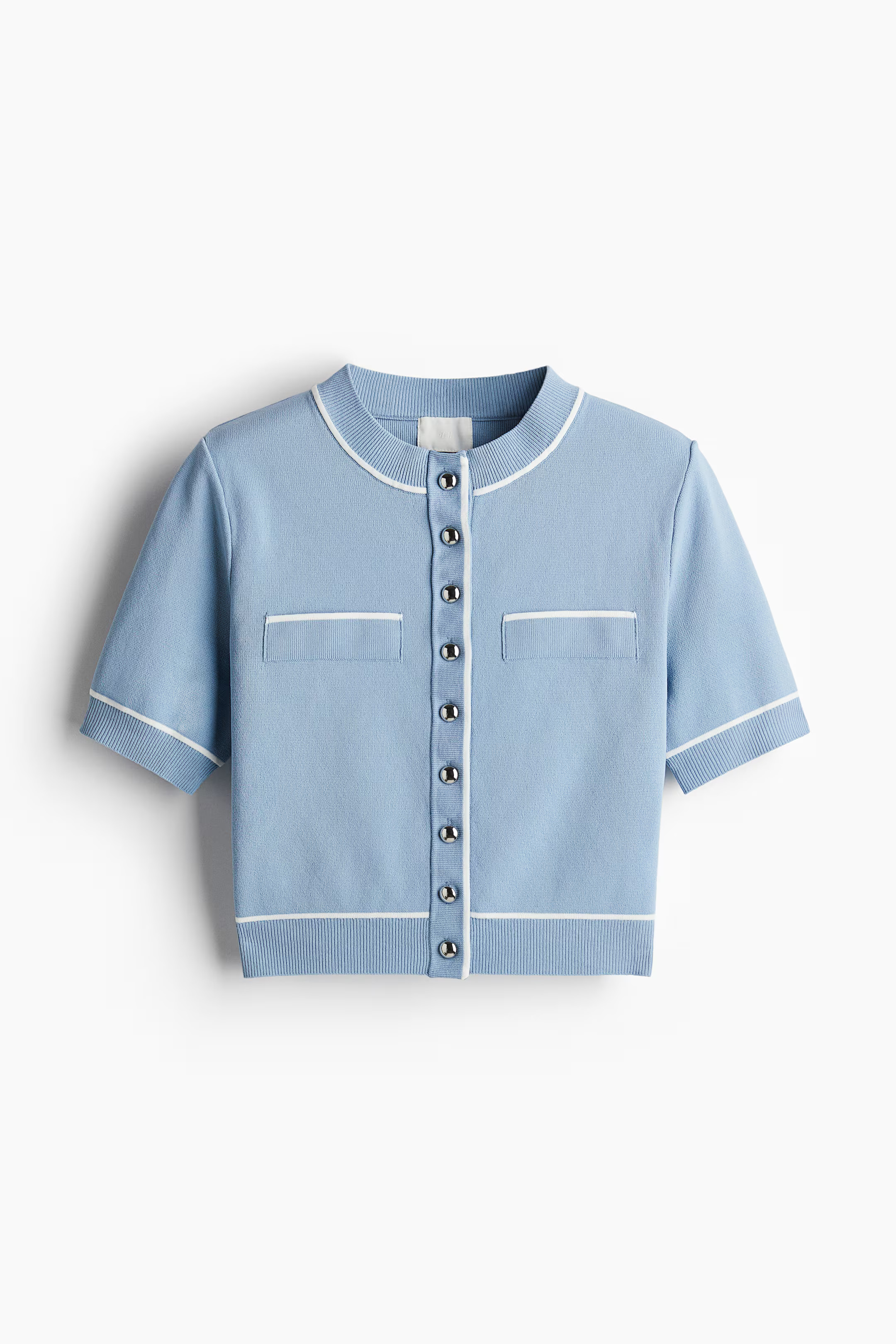 Densely Knit Cardigan - Light blue - Ladies | H&M US | H&M (US + CA)