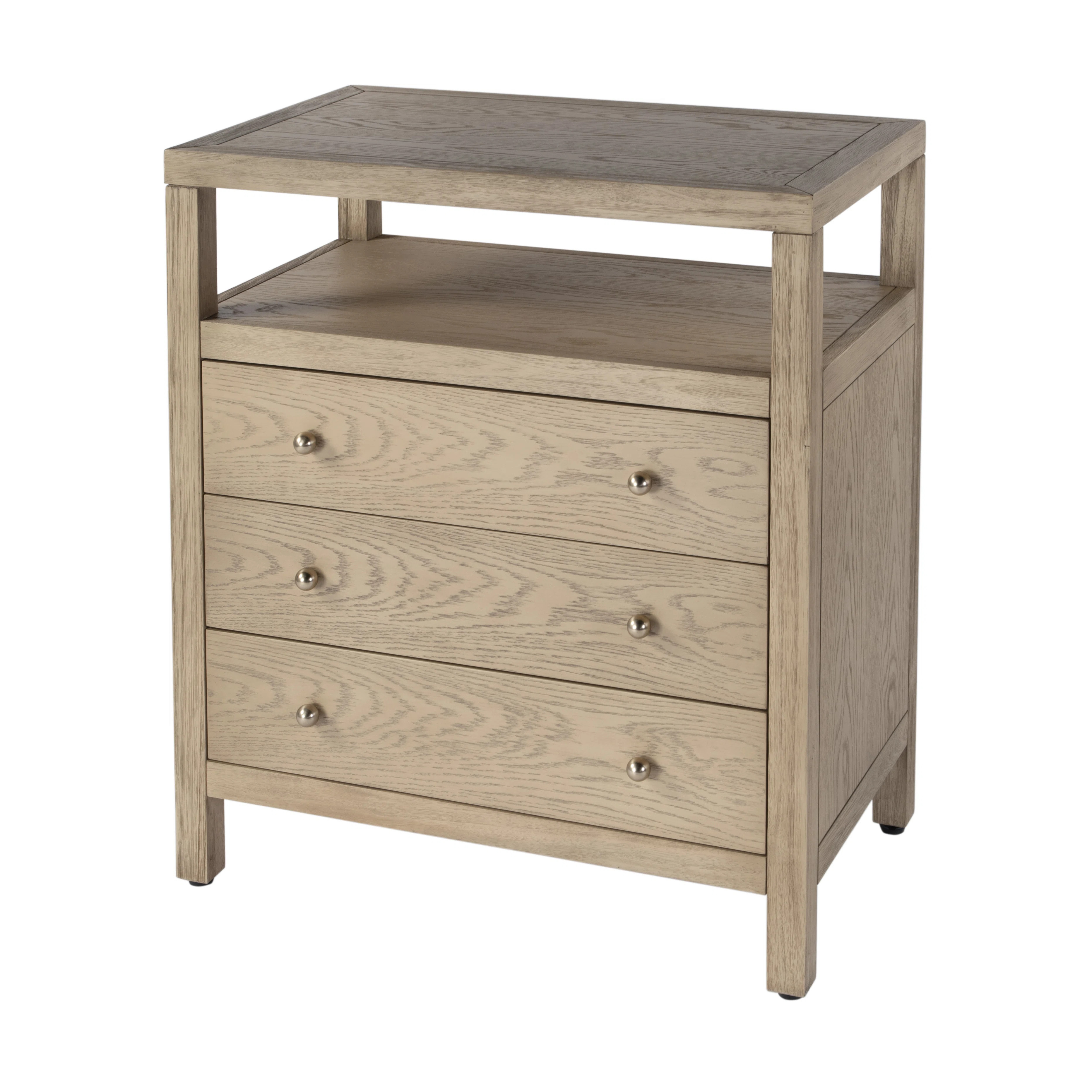 Celine 27" 3-Drawer Nightstand | Wayfair North America