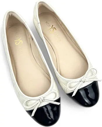 Yosi Samra Sadie Cap Toe Ballet Flat (Women) | Nordstrom | Nordstrom